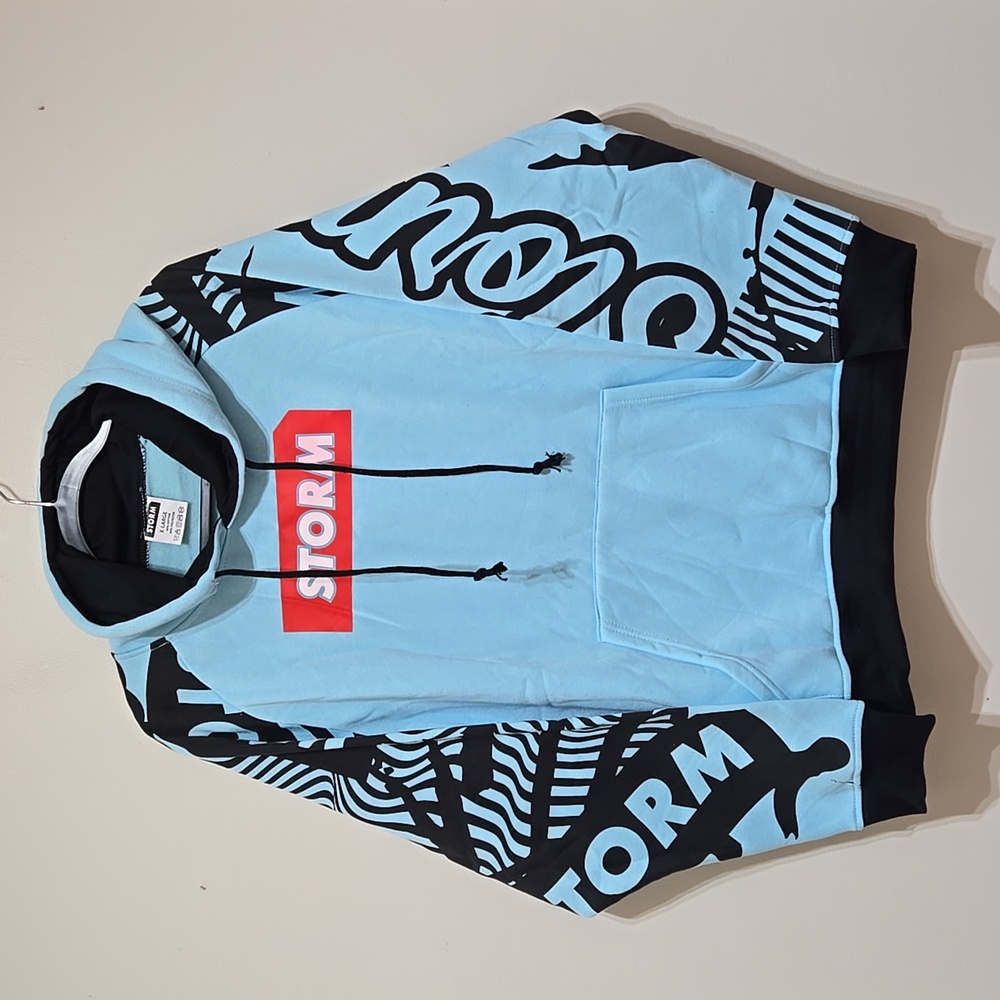Storm Lifestyle Blue Graphic Hoodie